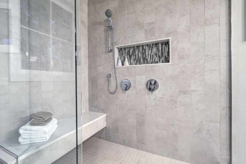 Custom Shower with Niche Storage